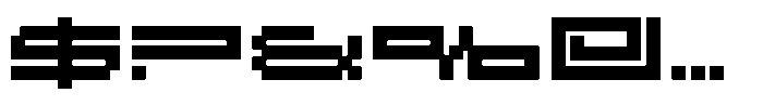 F Pixel Moc Extended Regular Font OTHER CHARS