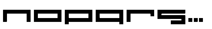F Pixel Moc Extended Regular Font LOWERCASE