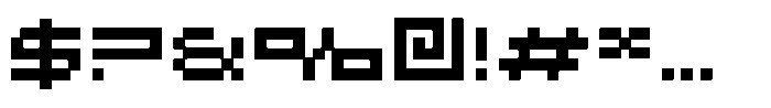 F Pixel Moc Light Font OTHER CHARS