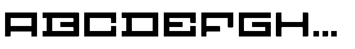 F Pixel Moc Light Font UPPERCASE