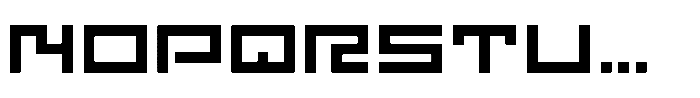 F Pixel Moc Light Font UPPERCASE