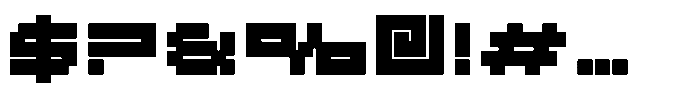 F Pixel Moc Medium Font OTHER CHARS