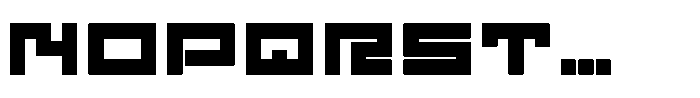 F Pixel Moc Medium Font UPPERCASE