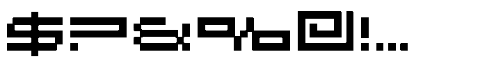 F Pixel Moc Wide Light Font OTHER CHARS