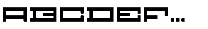 F Pixel Moc Wide Light Font UPPERCASE