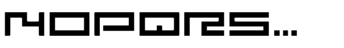 F Pixel Moc Wide Light Font UPPERCASE