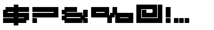 F Pixel Moc Wide Medium Font OTHER CHARS