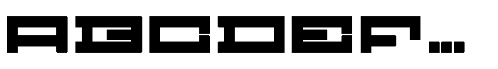 F Pixel Moc Wide Medium Font UPPERCASE