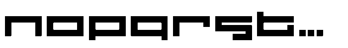 F Pixel Moc Wide Regular Font LOWERCASE