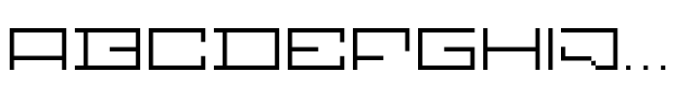 F Pixel Regular Font UPPERCASE