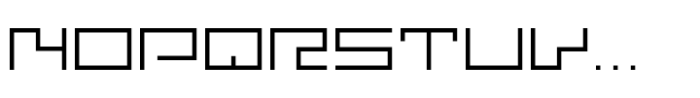 F Pixel Regular Font UPPERCASE