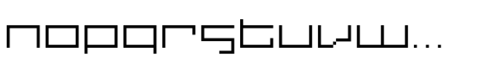 F Pixel Regular Font LOWERCASE