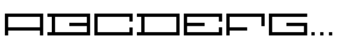 F Pixel Wide Medium Font UPPERCASE