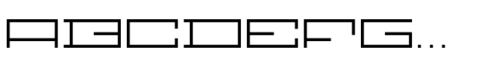 F Pixel Wide Regular Font UPPERCASE