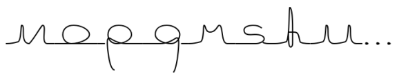 F line Norm Font LOWERCASE