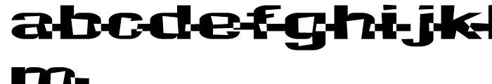 F2F Czykago Trans Font LOWERCASE