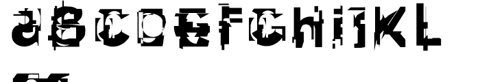 F2F El Dee Cons Regular Font UPPERCASE
