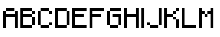 F77 Minecraft Regular Font UPPERCASE