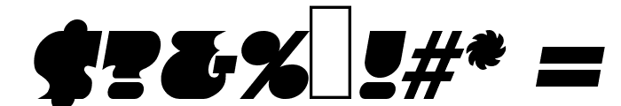F820-Deco-BoldItalic Font OTHER CHARS