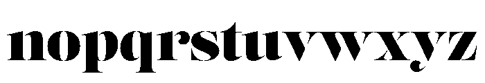 Fabulosa Bold Font LOWERCASE