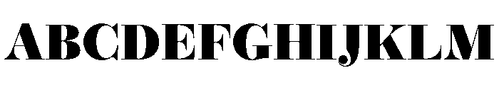 Fabulosa Heavy Font UPPERCASE