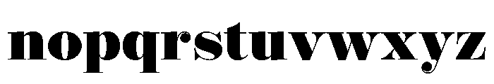 Fabulosa Heavy Font LOWERCASE