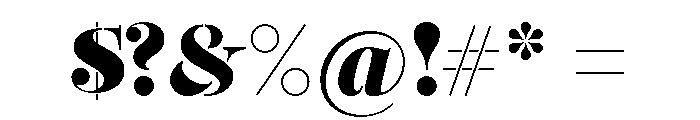 Fabulosa Regular Font OTHER CHARS