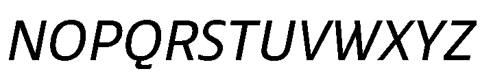 Fact Variable Light Italic Font UPPERCASE