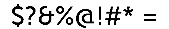 Faculty Glyphic Medium Font OTHER CHARS