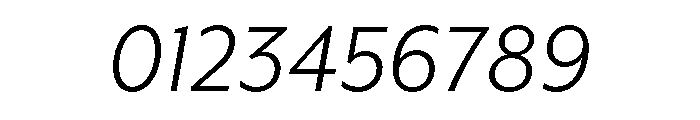 Fairwater Sans Light Italic Font OTHER CHARS