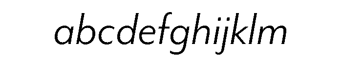 Fairwater Sans Light Italic FONT