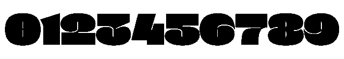 Fat Black Font OTHER CHARS