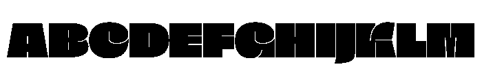 Fat Black Font UPPERCASE