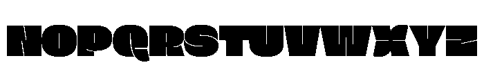 Fat Black Font UPPERCASE
