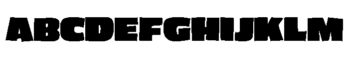 Fat Extra Bold Font UPPERCASE