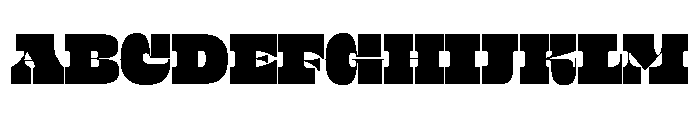 Fat Extra Light Font UPPERCASE