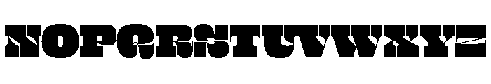Fat Extra Light Font UPPERCASE