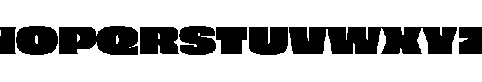 Fat Heavy Font UPPERCASE