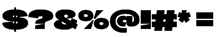 Fat Regular Font OTHER CHARS