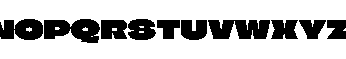 Fat Regular Font UPPERCASE