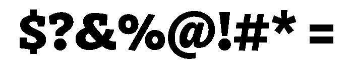 Faust Heavy Font OTHER CHARS