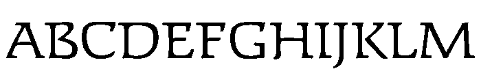 Faust Light Small Caps Font UPPERCASE