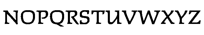 Faust Light Small Caps Font LOWERCASE