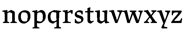 Faust Regular Font LOWERCASE
