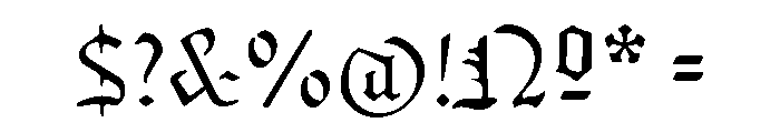 Fayte Pixel Regular Font OTHER CHARS