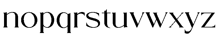 FAVORA Font LOWERCASE