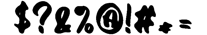 Faberos Sebastine Regular Font OTHER CHARS