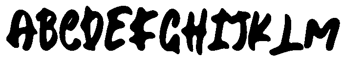 Faberos Sebastine Regular Font UPPERCASE