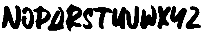 Faberos Sebastine Regular Font UPPERCASE