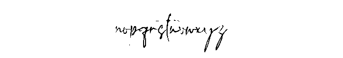 Faberos Sebastine Script Font LOWERCASE